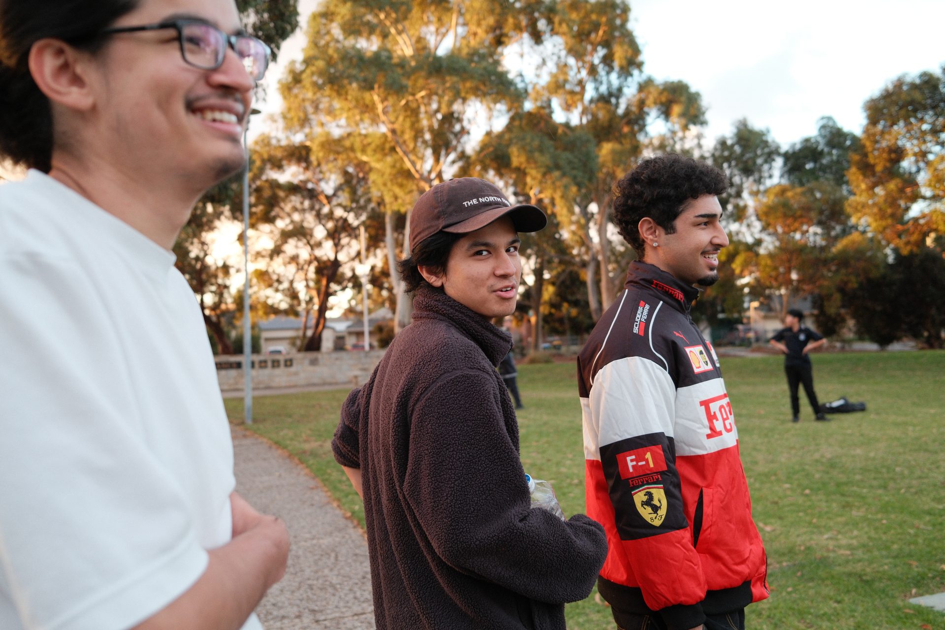 Young people connecting at the Parks gathering